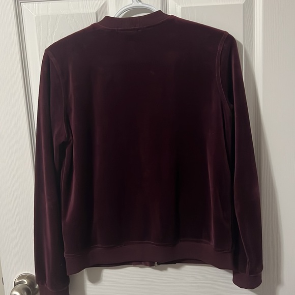 Zip Up Velour Sweater - Picture 4 of 4